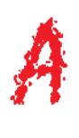 Animated fiery letters of the Russian alphabet