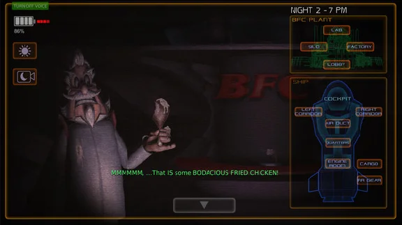 Cluck Yegger in Escape From The Planet of The Poultroid