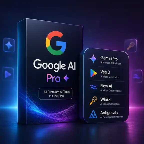 Gemini AI 3.5 Pro +Veo 3.6 + Nano Banana Pro | Google One (5 ТБ) – 6 месяцев