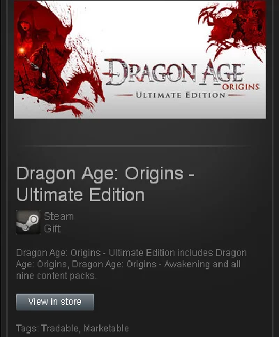 zzzz_Dragon Age Origins Ultimate Ed. STEAM Gift GLOBAL