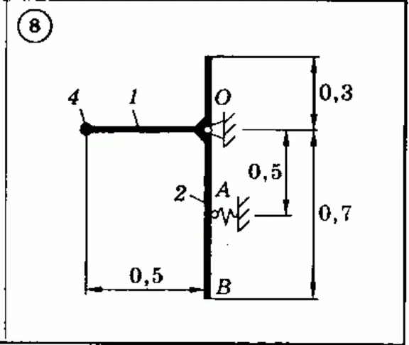 Решение задачи Д7 (задание 2) Вариант 08 Диевский В.А.