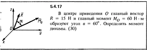Solution of the problem of the collection of Kep 5.4.17