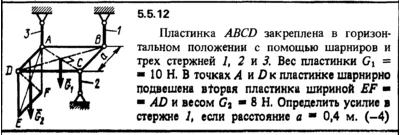 Solution of the problem of the collection of Kep 5.5.12