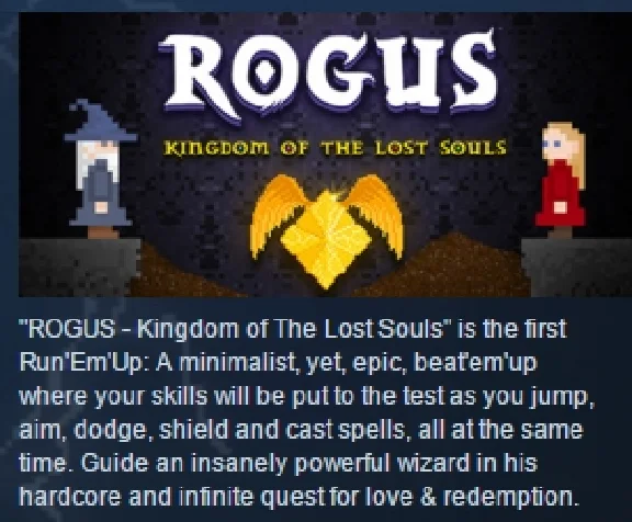 ROGUS - Kingdom of The Lost Souls STEAM KEY GLOBAL ROW