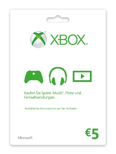XBOX LIVE 5 EUR GIFT CARD  (EU) - Суперскидки