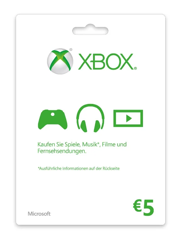 XBOX LIVE 5 EUR GIFT CARD  (EU) - Суперскидки