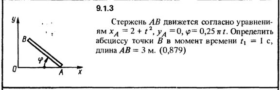 Solution 9.1.3 of the collection Kep OE 1989