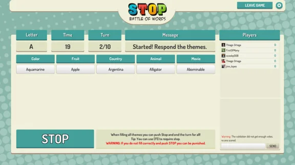 Stop Online Battle of Words STEAM KEY REGION FREE 💎