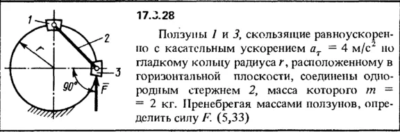 The problem of collection of 17.3.28 (Reshebnik) Kep O