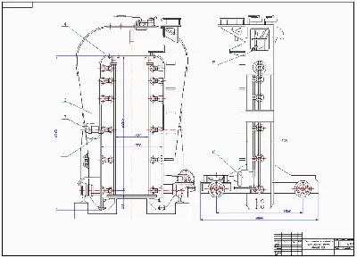 Drawing. Stand for assembly box structure №3