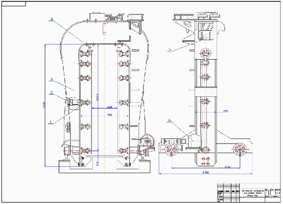 Drawing. Stand for assembly box structure №3