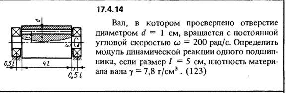 Задача 17.4.14 из сборника (решебника) Кепе О.Е. 1989