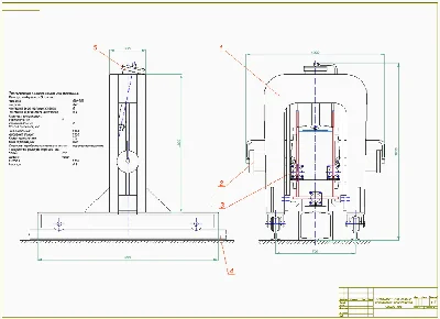 Drawing. Stand for assembly box structure №2