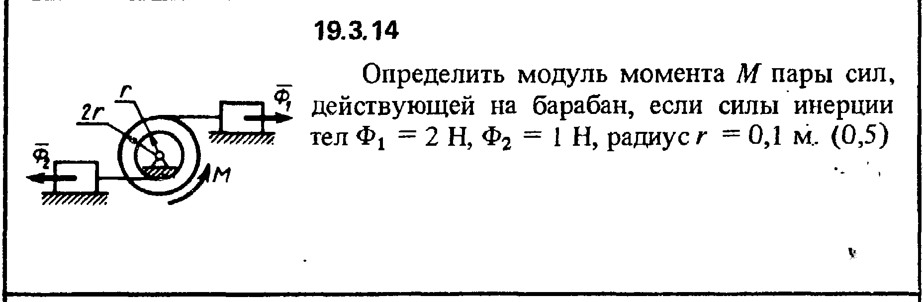 Decision 19.3.14 of the collection (Reshebnik) Kep OE