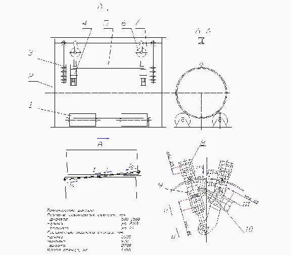 Plans for a joint stand of the longitudinal edges of th