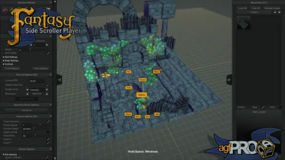 Axis Game Factorys AGFPRO Fantasy Side-Scroller Player