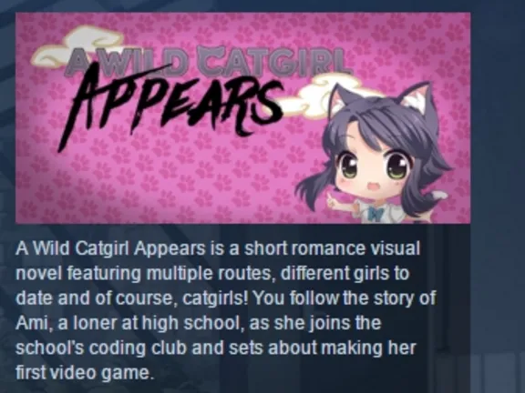 A Wild Catgirl Appears! STEAM KEY REGION FREE GLOBAL