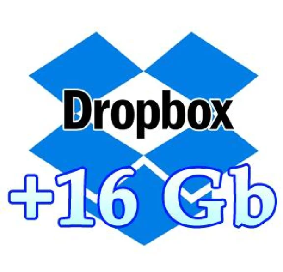Upgrade Dropbox account on +16 Gb free space Dropboks