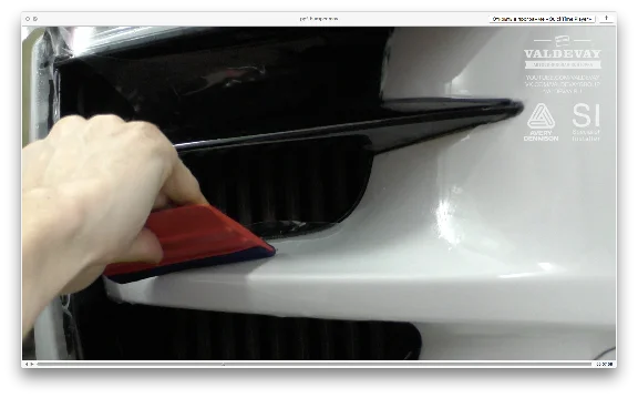 Bumper protective PVC film