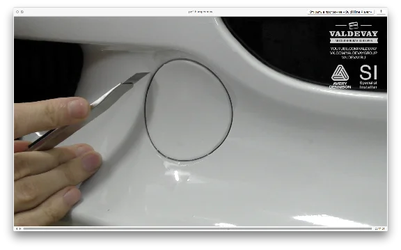 Bumper protective PVC film