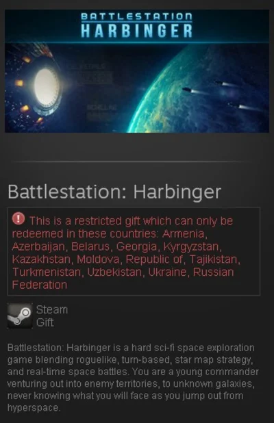Battlevoid: Harbinger (Steam Gift/RU CIS) + подарок