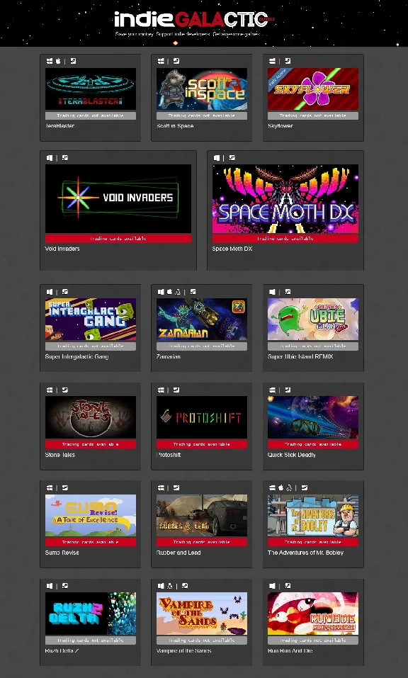Indie Gala Galactic Bundle (17 Steam игр) Region Free
