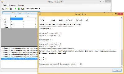 Gomory method. Coursework and sources. C #.