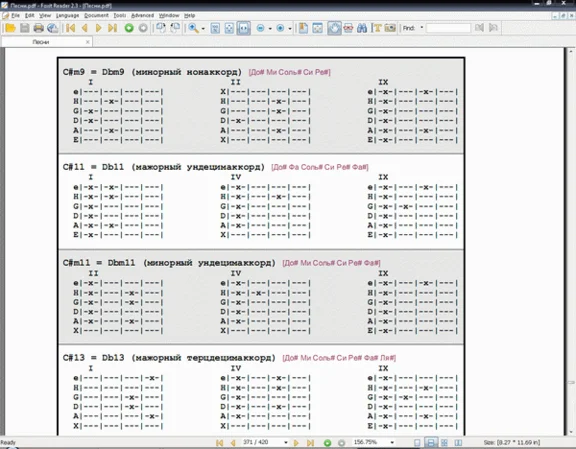 RA Songbook - a collection of songs with the chords 1.8