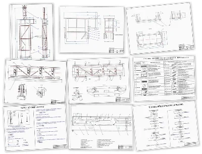 Graduate work. assembly technology and welding collum