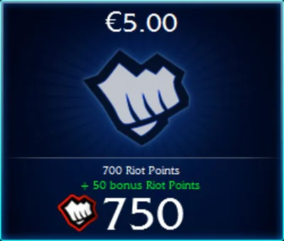 League of Legends (EU) - Riot Points