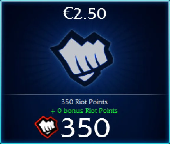 League of Legends (EU) - Riot Points