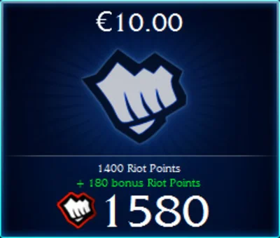 League of Legends (EU) - Riot Points