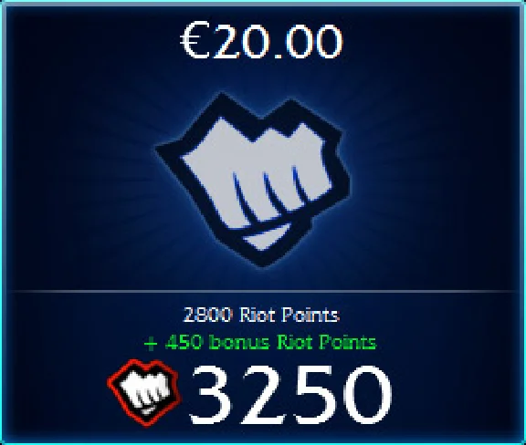 League of Legends (EU) - Riot Points