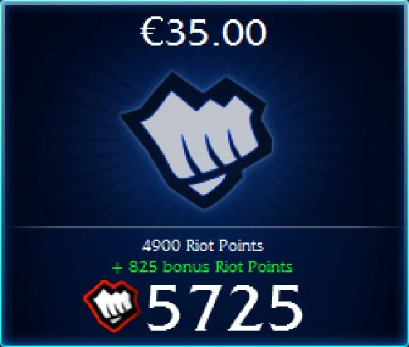 League of Legends (EU) - Riot Points