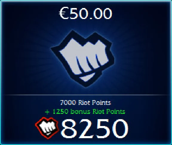 League of Legends (EU) - Riot Points