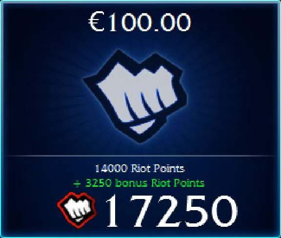 League of Legends (EU) - Riot Points