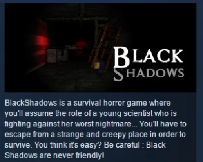 BlackShadows STEAM KEY REGION FREE GLOBAL