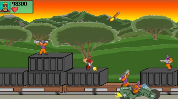 Machine Gun Train Run STEAM KEY REGION FREE GLOBAL