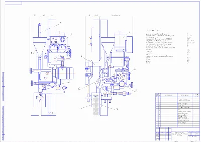 Drawing of electroslag welding machine A-433M