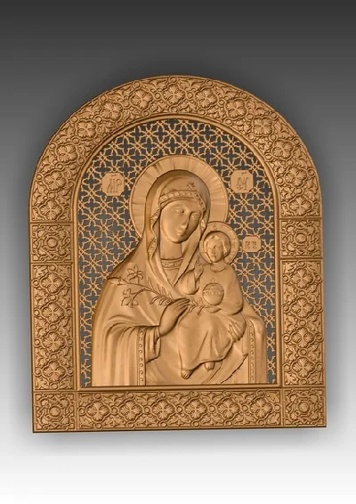 Direct link to the 3d model STL perennial Mother of God
