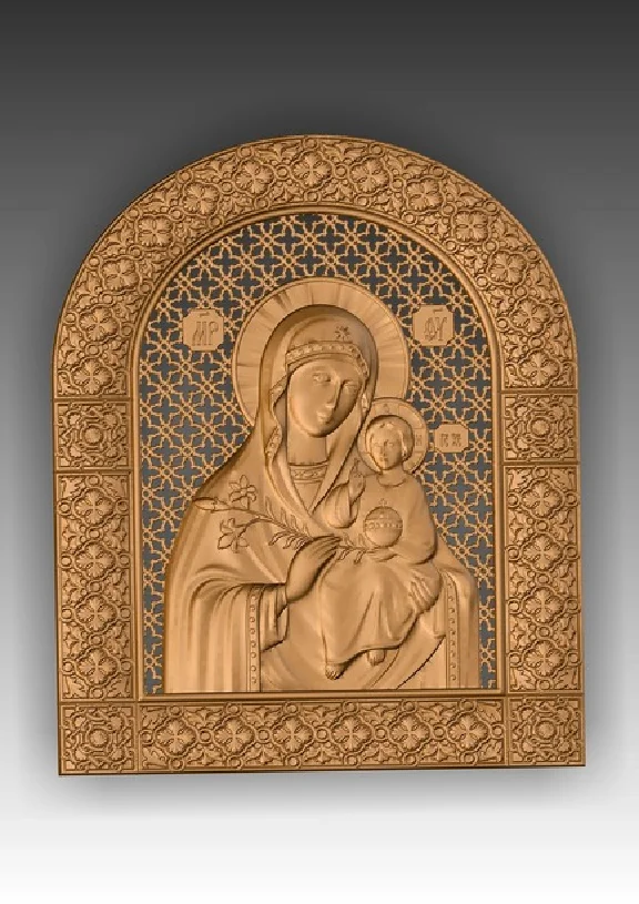 Direct link to the 3d model STL perennial Mother of God