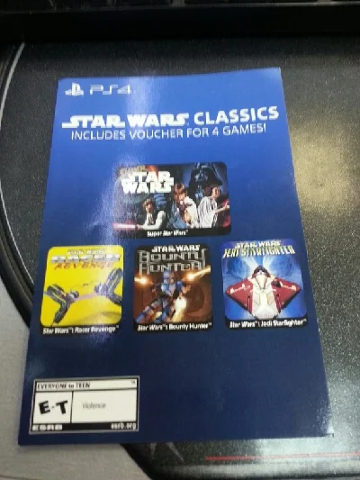Star wars CLASSICS PS4 Collection 4 Game (for USA)