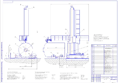 Drawing installation for welding