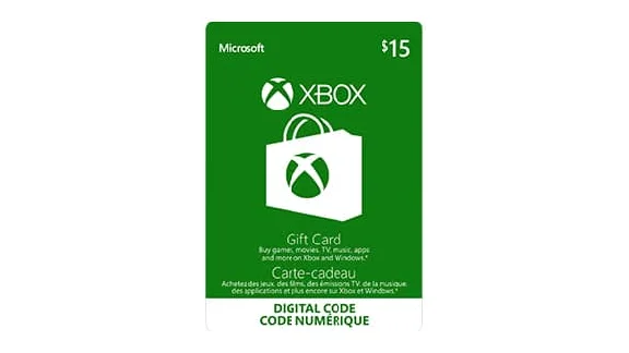 XBOX LIVE CARD $15 (USA) CODE