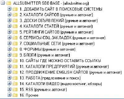 Base for Allsubmitter 2023 more than 42,000 directories