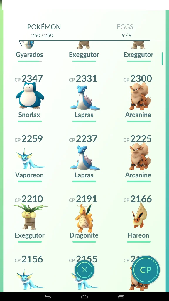 Pokemon Go 36, 2kk stardust, 680 coins. Dragonite x8