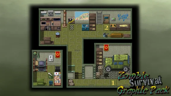 RPG Maker - Zombie Survival Graphic Pack (Steam Key)
