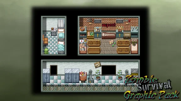 RPG Maker - Zombie Survival Graphic Pack (Steam Key)