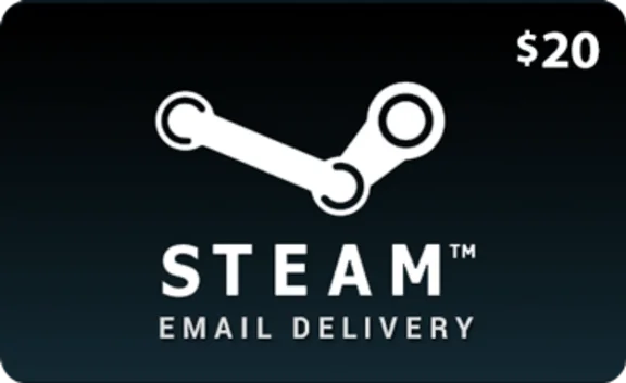 20 USD Steam Wallet Gift Cards - Redeem