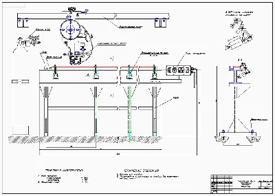 Drawing-arc channel bars (general view)